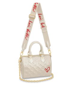 Louis Vuitton Speedy Bandoulière 22 M58631 in Ivory