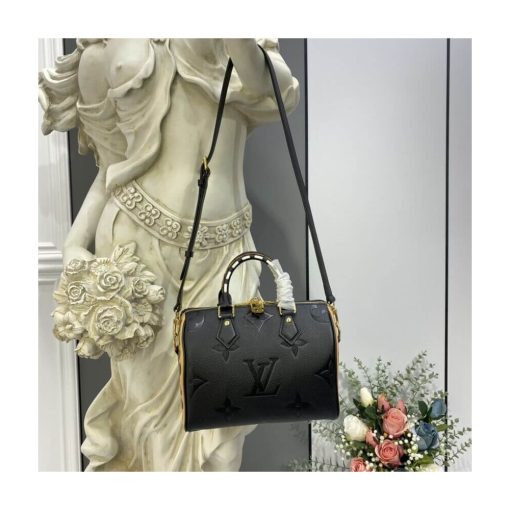Louis Vuitton Speedy Bandoulière 25 M58524 M45840 Black - Image 2