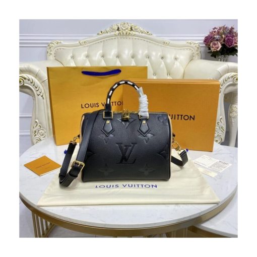Louis Vuitton Speedy Bandoulière 25 M58524 M45840 Black - Image 3