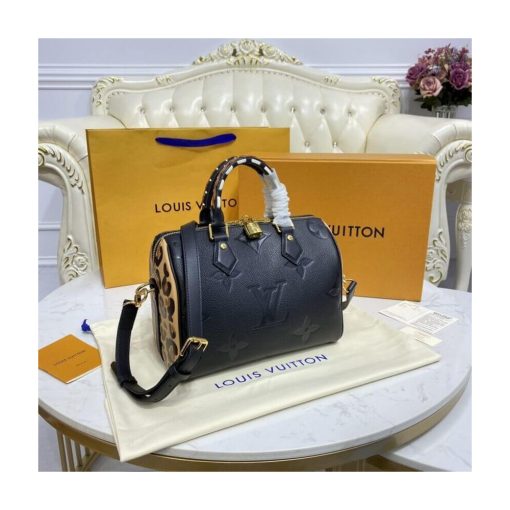 Louis Vuitton Speedy Bandoulière 25 M58524 M45840 Black - Image 4