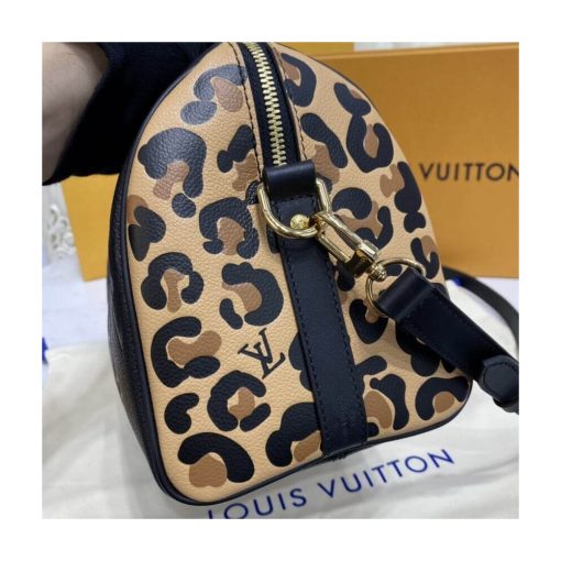 Louis Vuitton Speedy Bandoulière 25 M58524 M45840 Black - Image 8