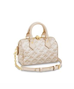 Louis Vuitton Speedy Bandouliere 20 M46163 Pale Beige