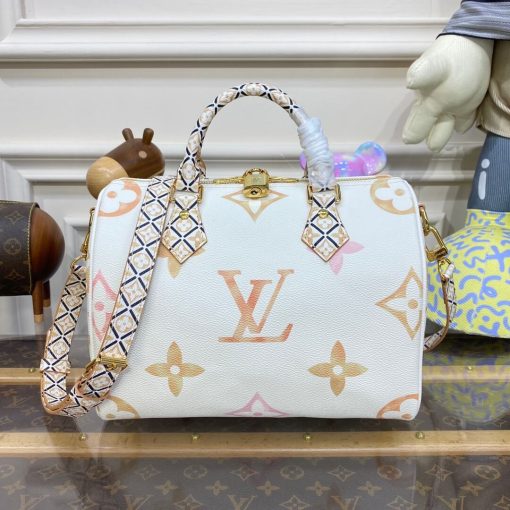 Louis Vuitton Speedy Bandouliere 25 M23073 M22987 Beige - Image 2