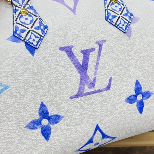Louis Vuitton Speedy Bandouliere 25 M23073 M22987 Blue - Image 5