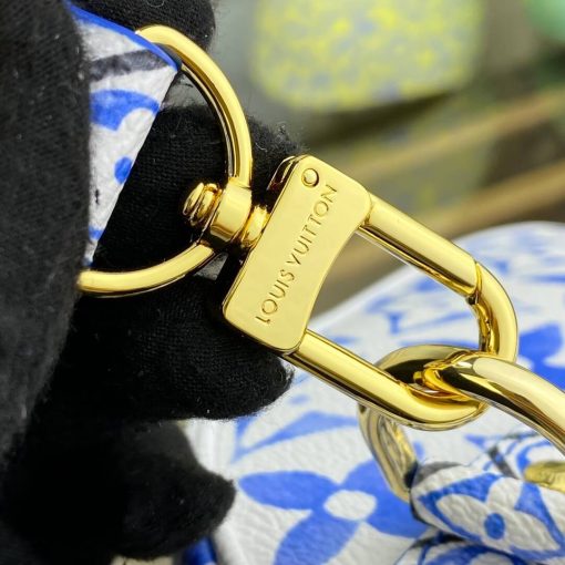 Louis Vuitton Speedy Bandouliere 25 M23073 M22987 Blue - Image 7