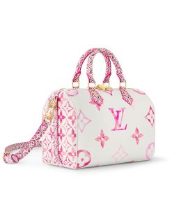 Louis Vuitton Speedy Bandouliere 25 M23073 M22987 Pink