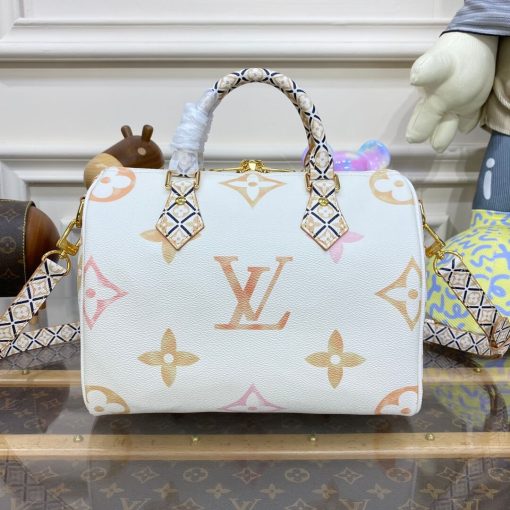 Louis Vuitton Speedy Bandouliere 25 M23073 M22987 Beige - Image 3