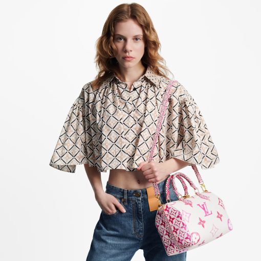 Louis Vuitton Speedy Bandouliere 25 M23073 M22987 Pink - Image 3