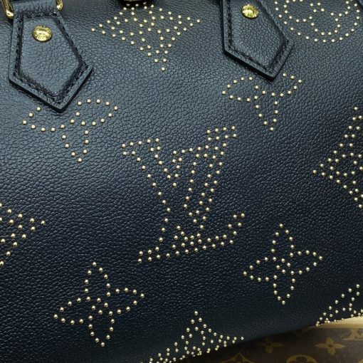 Louis Vuitton Speedy Bandouliere 25 M46736 Black Monogram Empreinte With Studs - Image 7