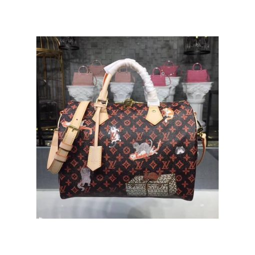 Louis Vuitton Speedy Bandouliere 30 M44401 White - Image 2