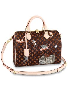 Louis Vuitton Speedy Bandouliere 30 M44401 Black