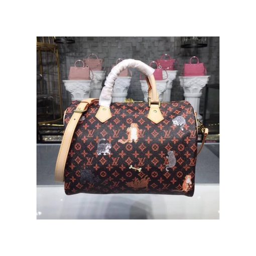 Louis Vuitton Speedy Bandouliere 30 M44401 White - Image 4