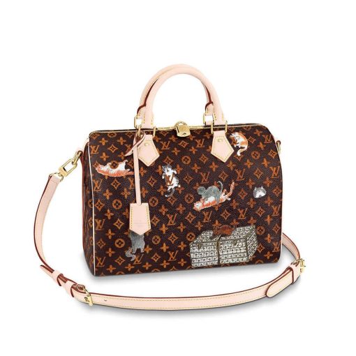 Louis Vuitton Speedy Bandouliere 30 M44401 White