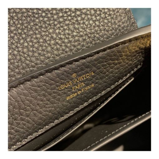 Louis Vuitton Taurillon And Python Leather Capucines Mini N97075 Beige - Image 6