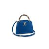 Louis Vuitton Taurillon and Python-skin Capucines BB N98387 N97980 Blue