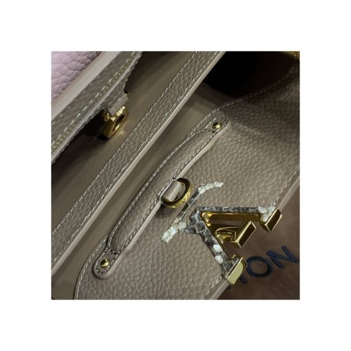 Louis Vuitton Taurillon Leather and Python Capucines BB M57539 - Image 16