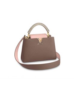Louis Vuitton Taurillon Leather and Python Capucines BB M57539