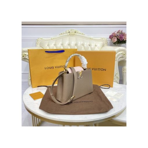 Louis Vuitton Taurillon Leather and Python Capucines BB M57539 - Image 5