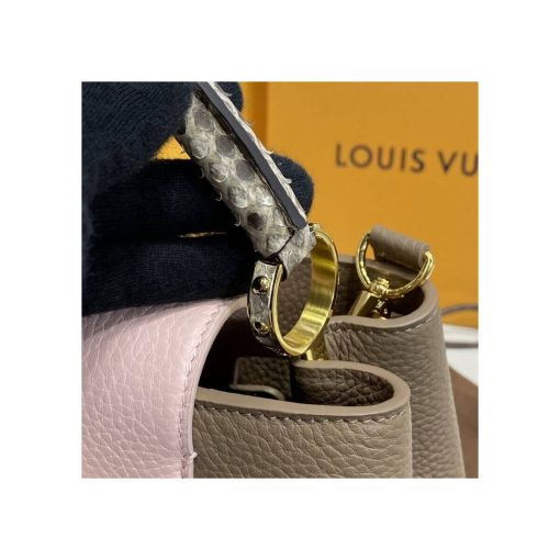 Louis Vuitton Taurillon Leather and Python Capucines BB M57539 - Image 9