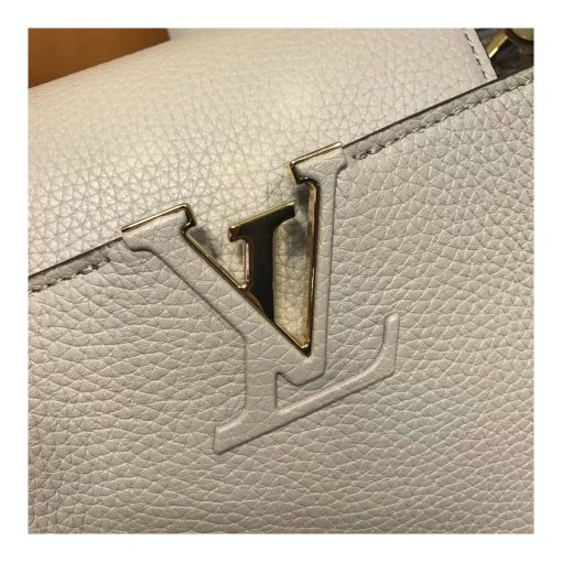 Louis Vuitton Taurillon Leather And Python Capucines BB N92039 Grey - Image 8