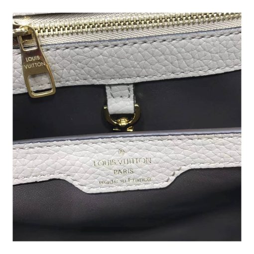 Louis Vuitton Taurillon Leather And Python Capucines BB N92039 Grey - Image 10