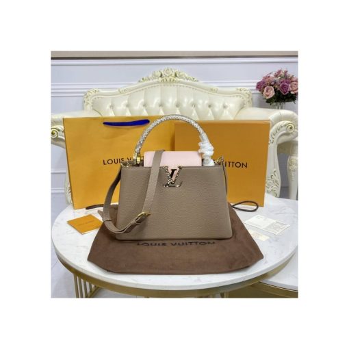 Louis Vuitton Taurillon Leather and Python Capucines MM - Image 2
