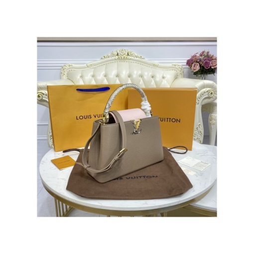 Louis Vuitton Taurillon Leather and Python Capucines MM - Image 3