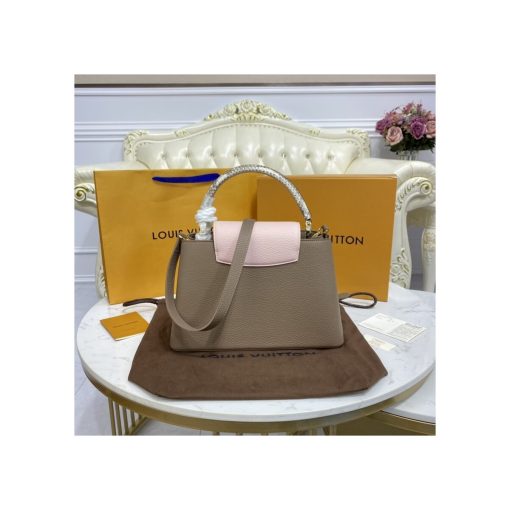 Louis Vuitton Taurillon Leather and Python Capucines MM - Image 4