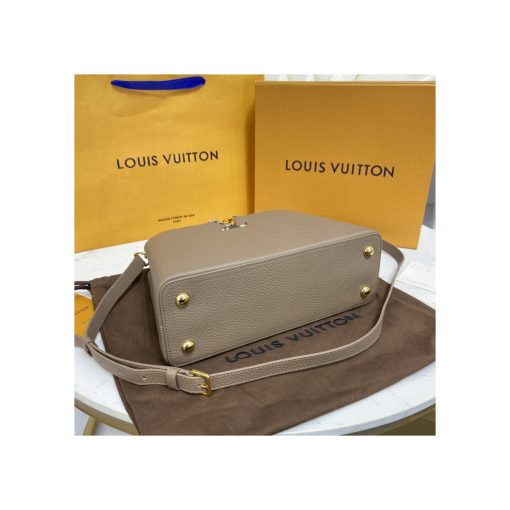 Louis Vuitton Taurillon Leather and Python Capucines MM - Image 5