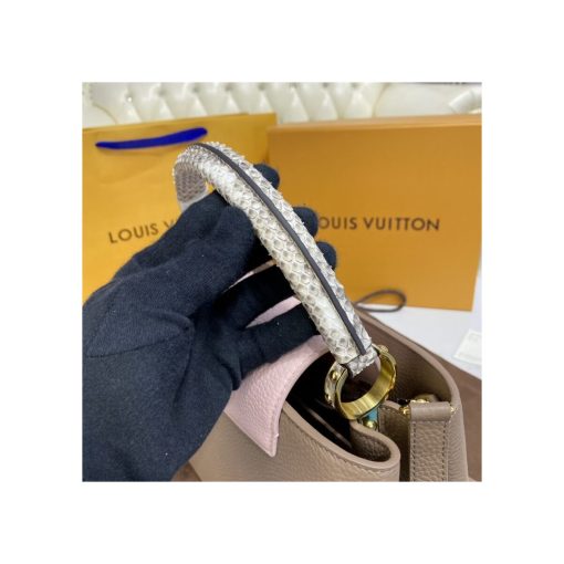 Louis Vuitton Taurillon Leather and Python Capucines MM - Image 6