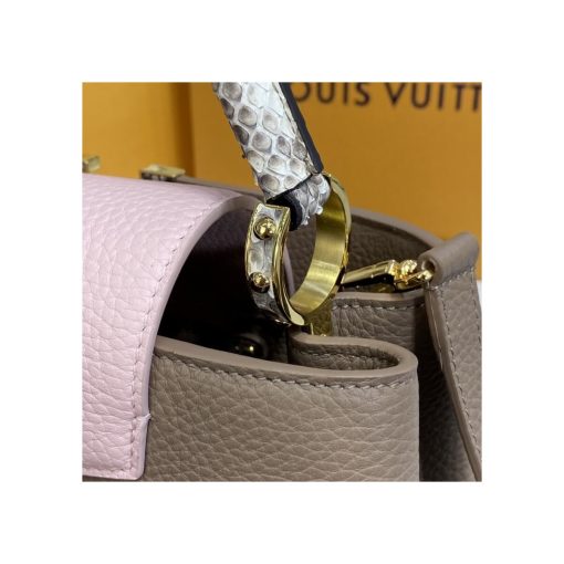 Louis Vuitton Taurillon Leather and Python Capucines MM - Image 8