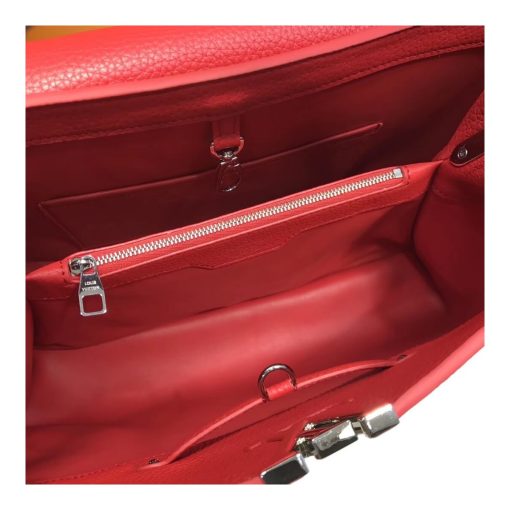Louis Vuitton Taurillon Leather And Python Capucines MM N91711 Red - Image 8