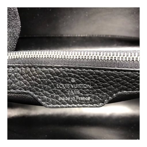 Louis Vuitton Taurillon Leather And Python Capucines MM N91711 Black - Image 9