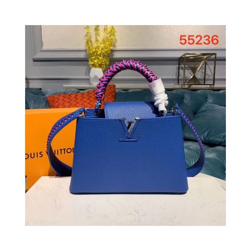 Louis Vuitton Taurillon Leather Capucines BB M55236 Blue - Image 2