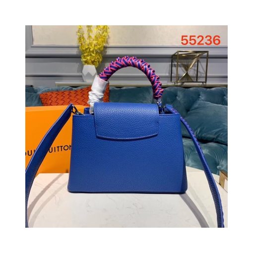 Louis Vuitton Taurillon Leather Capucines BB M55236 Blue - Image 4