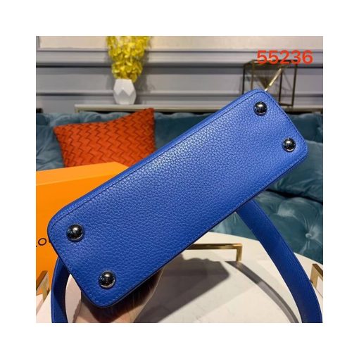 Louis Vuitton Taurillon Leather Capucines BB M55236 Blue - Image 5