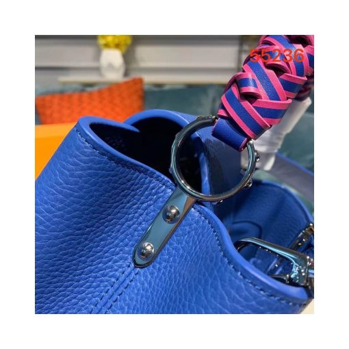 Louis Vuitton Taurillon Leather Capucines BB M55236 Blue - Image 6