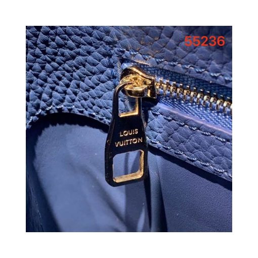 Louis Vuitton Taurillon Leather Capucines BB M55236 Blue - Image 8