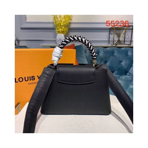 Louis Vuitton Taurillon Leather Capucines BB M55236 Black - Image 3