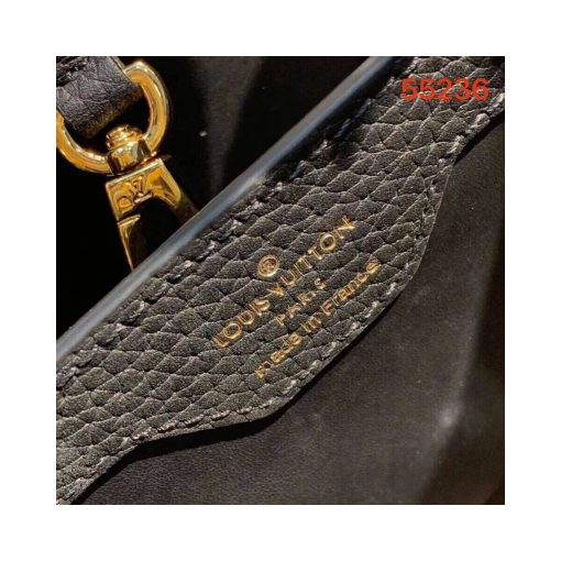 Louis Vuitton Taurillon Leather Capucines BB M55236 Black - Image 8