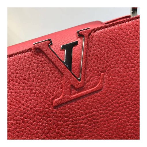 Louis Vuitton Taurillon Leather Capucines MM M48864 Red - Image 6