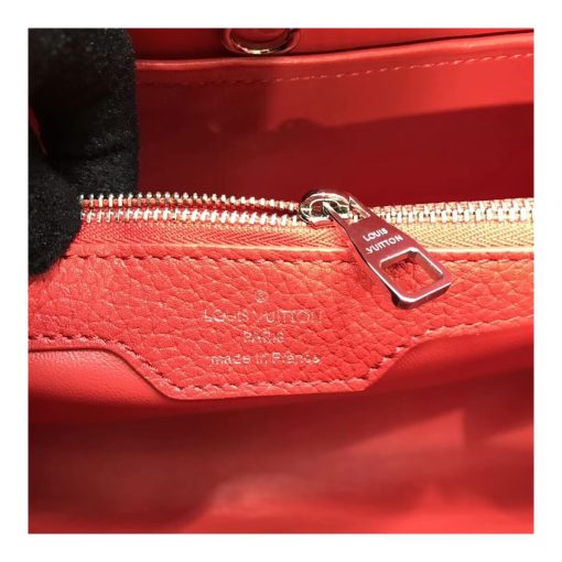 Louis Vuitton Taurillon Leather Capucines MM M48864 Red - Image 9