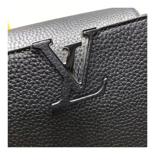 Louis Vuitton Taurillon Leather Capucines MM M48864 Black - Image 4