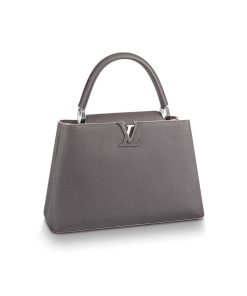 Louis Vuitton Taurillon Leather Capucines MM M48864 Grey