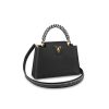 Louis Vuitton Taurillon Leather Capucines PM M55083 Black