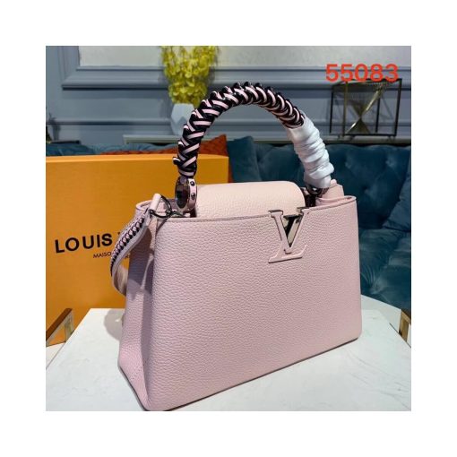 Louis Vuitton Taurillon Leather Capucines PM M55083 Light Pink - Image 4