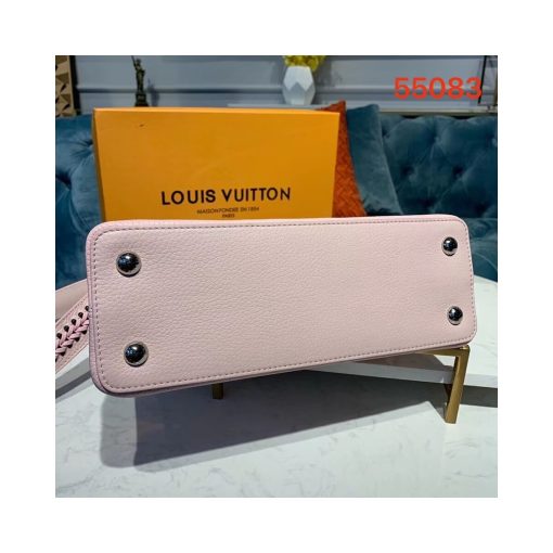 Louis Vuitton Taurillon Leather Capucines PM M55083 Light Pink - Image 8