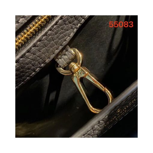 Louis Vuitton Taurillon Leather Capucines PM M55083 Black - Image 9