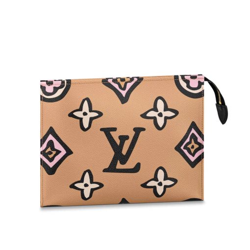 Louis Vuitton Toiletry Pouch 26 M80751 M80752 Beige