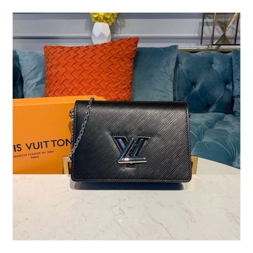 Louis Vuitton Twist Belt Chain Wallet M68559 M68560 Black - Image 2